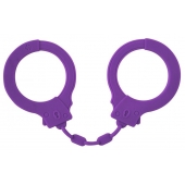 Фиолетовые силиконовые поножи Limitation - Lola Games - купить с доставкой в Армавире