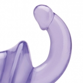 Фиолетовый безремневой страпон Strapless Strap-On - Lux Fetish - купить с доставкой в Армавире