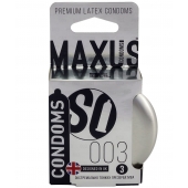 Экстремально тонкие презервативы в железном кейсе MAXUS Extreme Thin - 3 шт. - Maxus - купить с доставкой в Армавире