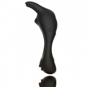 Черное эрекционное кольцо с двумя моторами Zeus Dual Vibe Cock Ring - FeelzToys - в Армавире купить с доставкой