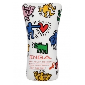 Мастурбатор-туба Keith Haring Soft Tube CUP - Tenga - в Армавире купить с доставкой