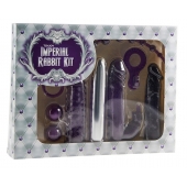 Набор фиолетовых стимуляторов Imperial Rabbit Kit - Toy Joy - купить с доставкой в Армавире