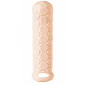Телесный фаллоудлинитель Homme Long - 15,5 см. - Lola Games - в Армавире купить с доставкой