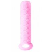 Розовый фаллоудлинитель Homme Long - 13,5 см. - Lola Games - в Армавире купить с доставкой