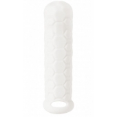 Белый фаллоудлинитель Homme Long - 15,5 см. - Lola Games - в Армавире купить с доставкой
