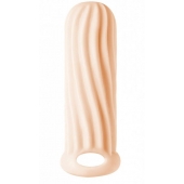 Телесный фаллоудлинитель Homme Wide - 13 см. - Lola Games - в Армавире купить с доставкой