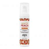 Разогревающее массажное масло Gourmet White Peach Organic с органическими ингредиентами - 50 мл. - Exsens - купить с доставкой в Армавире