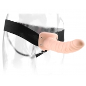 Полый страпон 8  Hollow Strap-On телесного цвета - 19 см. - Pipedream - купить с доставкой в Армавире