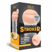 Мастурбатор-ротик ZOLO DEEP THROAT - Zolo - в Армавире купить с доставкой