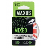 Презервативы в пластиковом кейсе MAXUS AIR Mixed - 3 шт. - Maxus - купить с доставкой в Армавире