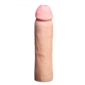Телесная фаллическая насадка на пенис Magnum Xtender - 23 см. - Blush Novelties - в Армавире купить с доставкой