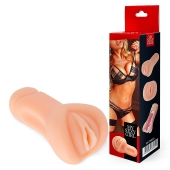 Телесный реалистичный мастурбатор в виде вагины - Bior toys - в Армавире купить с доставкой