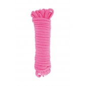 Розовая веревка для связывания Sweet Caress Rope - 10 метров - Sweet Caress - купить с доставкой в Армавире
