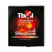 Разогревающий гель-лубрикант Stimulove Strong в одноразовой упаковке - 4 гр. - Биоритм - купить с доставкой в Армавире
