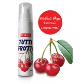 Гель-смазка Tutti-frutti с вишнёвым вкусом - 30 гр. - Биоритм - купить с доставкой в Армавире