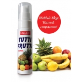 Гель-смазка Tutti-frutti со вкусом тропических фруктов - 30 гр. - Биоритм - купить с доставкой в Армавире