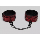 Красно-черные оковы Reversible Faux Leather Ankle Cuffs - Fifty Shades of Grey - купить с доставкой в Армавире