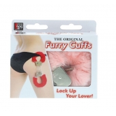 Металлические наручники с розовой меховой опушкой METAL HANDCUFF WITH PLUSH PINK - Dream Toys - купить с доставкой в Армавире