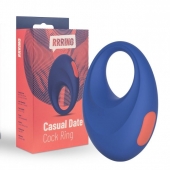 Синее эрекционное кольцо RRRING Casual Date Cock Ring - FeelzToys - в Армавире купить с доставкой