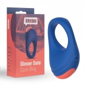 Синее эрекционное кольцо RRRING Dinner Date Cock Ring - FeelzToys - в Армавире купить с доставкой