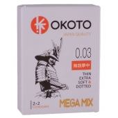 Набор из 4 презервативов OKOTO MegaMIX - Sitabella - купить с доставкой в Армавире