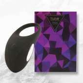 Черное эрекционное виброкольцо Thor Cockring - FeelzToys - в Армавире купить с доставкой