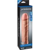 Телесная насадка Fantasy X-tensions Perfect 2  Extension - 20,3 см. - Pipedream - в Армавире купить с доставкой