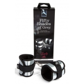 Серо-черные наручники Totally His - Fifty Shades of Grey - купить с доставкой в Армавире