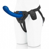 Синяя насадка Remote Control P-Spot G-Spot с черными трусиками - 20 см. - Pegasus - купить с доставкой в Армавире