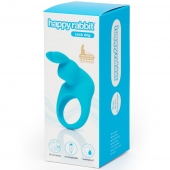 Голубое эрекционное виброкольцо Happy Rabbit Rechargeable Rabbit Cock Ring - Happy Rabbit - в Армавире купить с доставкой