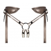 Бронзовый пояс для насадок Desirous Harness - Strap-on-me - купить с доставкой в Армавире