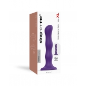 Фиолетовая насадка Strap-On-Me Dildo Geisha Balls size XL - Strap-on-me - купить с доставкой в Армавире
