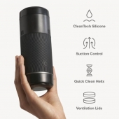 Черный мастурбатор с контролем всасывания Arcwave Pow Stroker - Arcwave - в Армавире купить с доставкой