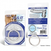 Стальное эрекционное кольцо STEEL COCK RING - 4.5 см. - BlueLine - в Армавире купить с доставкой