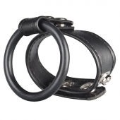 Двойное кольцо выносливости на пенис DUAL STAMINA RING - BlueLine - в Армавире купить с доставкой