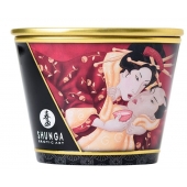 Массажная  свеча Sparkling Strawberry Wine с ароматом клубничного вина - 170 мл. - Shunga - купить с доставкой в Армавире