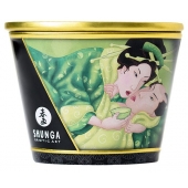 Массажная свеча Exotic Green Tea с ароматом зелёного чая - 170 мл. - Shunga - купить с доставкой в Армавире