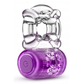 Фиолетовое эрекционное виброкольцо One Night Stand Vibrating C-Ring - Blush Novelties - в Армавире купить с доставкой