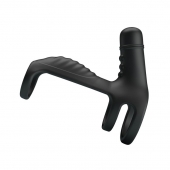 Черная вибронасадка на пенис Vibrating Penis Sling - Baile - в Армавире купить с доставкой