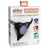Черные трусики для страпона Body Dock SE на регулируемых ремнях - Pipedream - купить с доставкой в Армавире