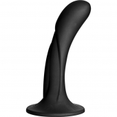 Черная изогнутая насадка Vac-U-Lock G-Spot - 16,5 см. - Doc Johnson - купить с доставкой в Армавире
