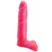 Розовая насадка-фаллос для трусиков Harness - 16,5 см. - LOVETOY (А-Полимер) - купить с доставкой в Армавире