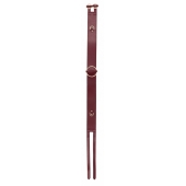 Бордовый ремень Halo Waist Belt - размер L-XL - Shots Media BV - купить с доставкой в Армавире