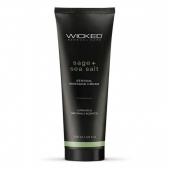 Массажный легкий крем WICKED Sage plus Sea Salt - 120 мл. - Wicked - купить с доставкой в Армавире