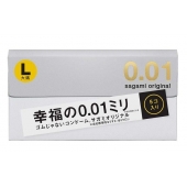Презервативы Sagami Original 0.02 L-size увеличенного размера - 5 шт. - Sagami - купить с доставкой в Армавире