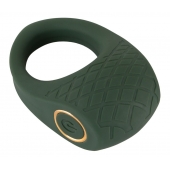 Зеленое эрекционное виброкольцо Luxurious Vibro Cock Ring - Orion - в Армавире купить с доставкой