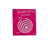 Стимулирующий интимный крем для женщин Cosmo G-spot - 2 гр. - Биоритм - купить с доставкой в Армавире