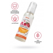 Съедобная гель-смазка Yovee «Двойной соблазн» с Д-пантенолом и вкусом клубники и дыни - 100 мл. - ToyFa - купить с доставкой в Армавире