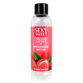 Массажное масло Sexy Sweet Nectar Lychee с феромонами и ароматом личи - 75 мл. - Биоритм - купить с доставкой в Армавире