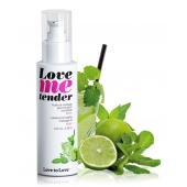 Съедобное согревающее массажное масло Love Me Tender Mojito с ароматом мохито - 100 мл. - Love to Love - купить с доставкой в Армавире